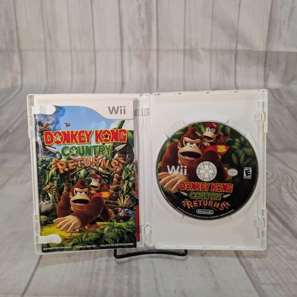 Nintendo Donkey Kong Country Returns 2010 Console Game for Nintendo Wii CIB - Picture 4 of 8